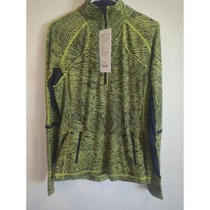 NWT Flawed Lululemon Race With Grace 1/2 Zip II SW, Color WHSE, Women’s 10